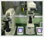 Rockwell hardness tester, Vickers hardness tester